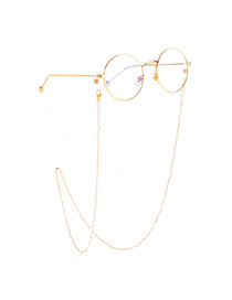 Gold Transparent Crystal Chain Glasses Chain
