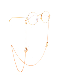 Gold Conch Glasses Chain