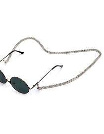 Silver Metal Eye Anti-slip Glasses Chain Lengthened And Thickened 6.0mm