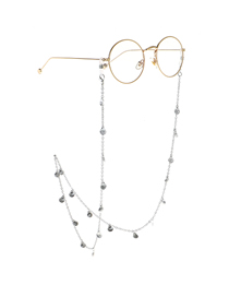 Silver Chain Shell Glasses Chain