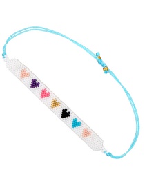 White Beizhu Weaving Love Bracelet