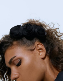 Black Rose Hair Comb