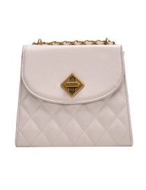Fashion White Diamond Chain Shoulder Bag