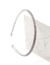 Fashion Silver Full Drill Headband