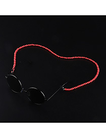 Fashion Red Pearl Eye Chain
