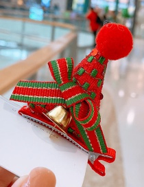 Fashion Bow Bell Red Bow Bell Children's Hair Clip