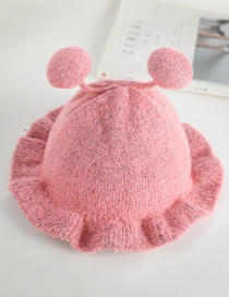 Fashion 24 # Little Bee-pink Bee Lace Baby Hat