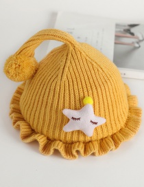 Fashion Ginger Fungus Star Baby Hat