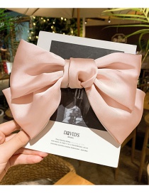 Fashion Pink Double Bow Hair Clip