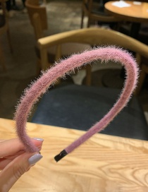 Fashion Korean Pink Fine Hair Hoop