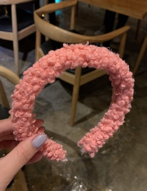 Fashion Pink Lamb Hair Hoop