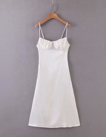 Fashion White Strapless Tube Top Dress
