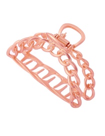Fashion Rose Gold Hollow Chain Gripper Clamp
