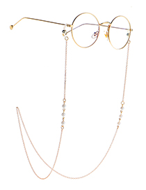 Fashion Golden Pearl Chain Glasses Chain