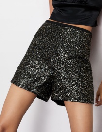 Fashion Color Sequined Shorts