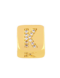 Fashion Golden K Diamond Sieve Diy Bracelet