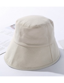 Fashion Beige Cotton Eaves Fisherman Hat