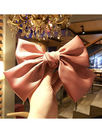 Fashion Pink (hairpin) Double Bow Hair Clip