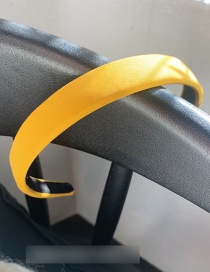 Fashion Yellow Fabric Solid Color Headband