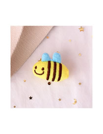 Fashion Little Bee Little Bee Plush Embroidered Brooch