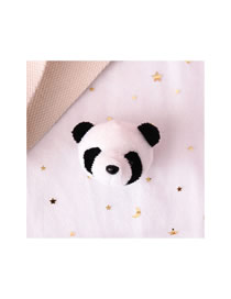 Fashion Panda Panda Plush Embroidery Brooch