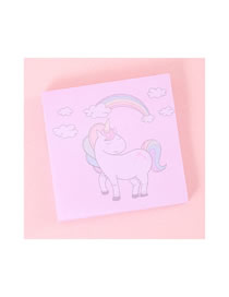Fashion Rainbow Unicorn Unicorn Portable Post-it