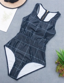 Fashion Black One-piece Swimsuit