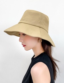 Fashion Khaki Big Visor Hat