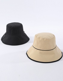 Fashion Beige Cotton Reversible Fisherman Hat