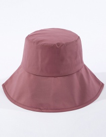 Fashion Leather Purple Light Board Big Fisherman Hat