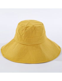 Fashion Yellow Light Board Big Eaves Sunscreen Fisherman Hat