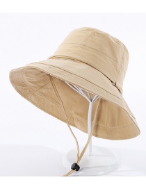 Fashion Khaki Fisherman Hat With Rope