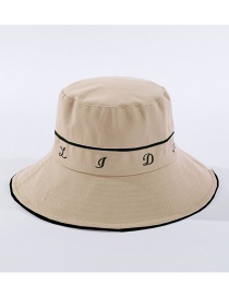 Fashion Beige Lettering Fisherman Hat