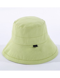 Fashion Green Cloth Label Foldable Fisherman Hat