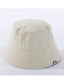 Fashion White Fisherman Hat In Solid Color