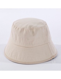 Fashion Beige Fisherman Hat In Solid Color
