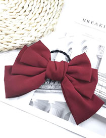 Fashion Red Three-layer Large Bow Hair Loop