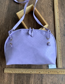 Fashion Purple Plaid Shoulder Crossbody Bag