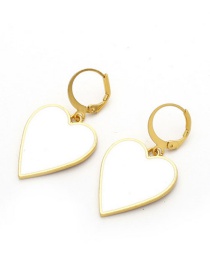 Fashion Golden Love Drop Earrings