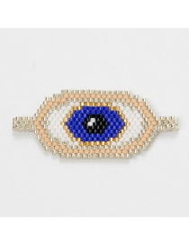 Fashion Sapphire Bead Braided Eye Accessories