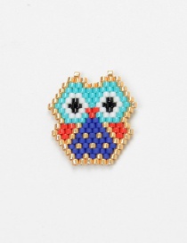 Fashion Colored Owl Bead Woven Bird Accessories