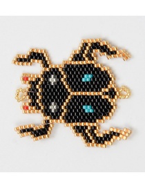 Fashion Black Insect Series Mizhu Woven Beaded Accessories