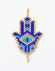 Fashion Sapphire Bead Woven Palm Accessories