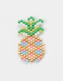 Fashion Color Pineapple Bead Woven Fruit Plant Flower Series Accessories