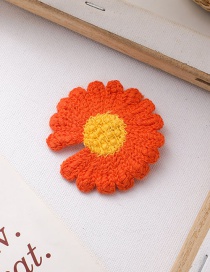 Fashion A Flower Orange Flower Hairpin