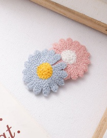 Fashion Two Pollen + Blue Flower Hairpin