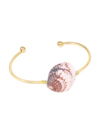 Fashion Conch Alloy Shell Conch Opening Bracelet
