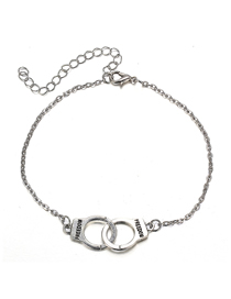Fashion Off-white Rice Beads Hand-woven Pentagram Tassel Bracelet