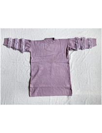 Fashion Deep Purple Knitted Plush Sweater