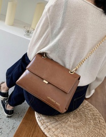 Fashion Brown Chain Shoulder Bag